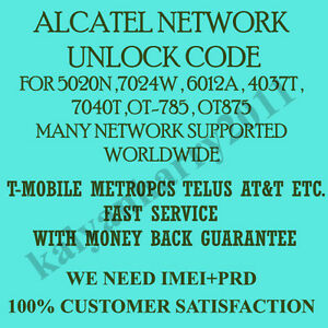 Unlock Code For Alcatel One Touch Evolve 2 Free